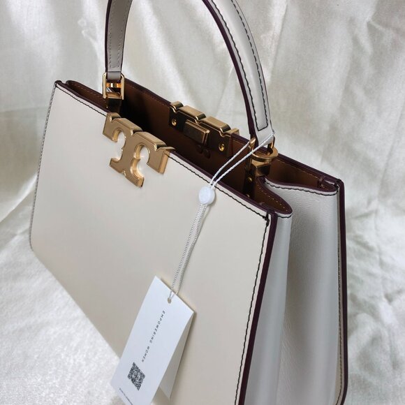 Tory Burch Eleanor Spazzolato Satchel Bag - Picture 6 of 8